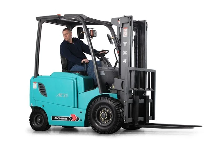 2.5 ton 4 wheel battery forklift